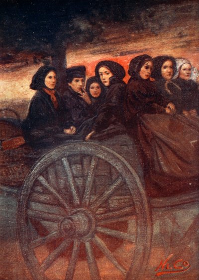 Terug van de markt, 1904 door Nico Jungman